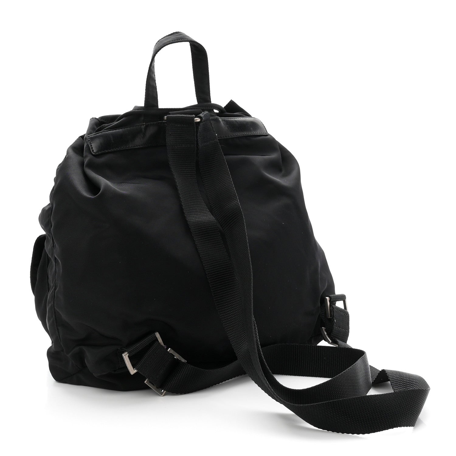Prada Tessuto Nylon Vela Medium Backpack Black 3 of 10