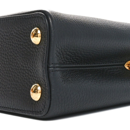 Louis Vuitton Taurillon Capucines BB Black General Blue 9 of 9
