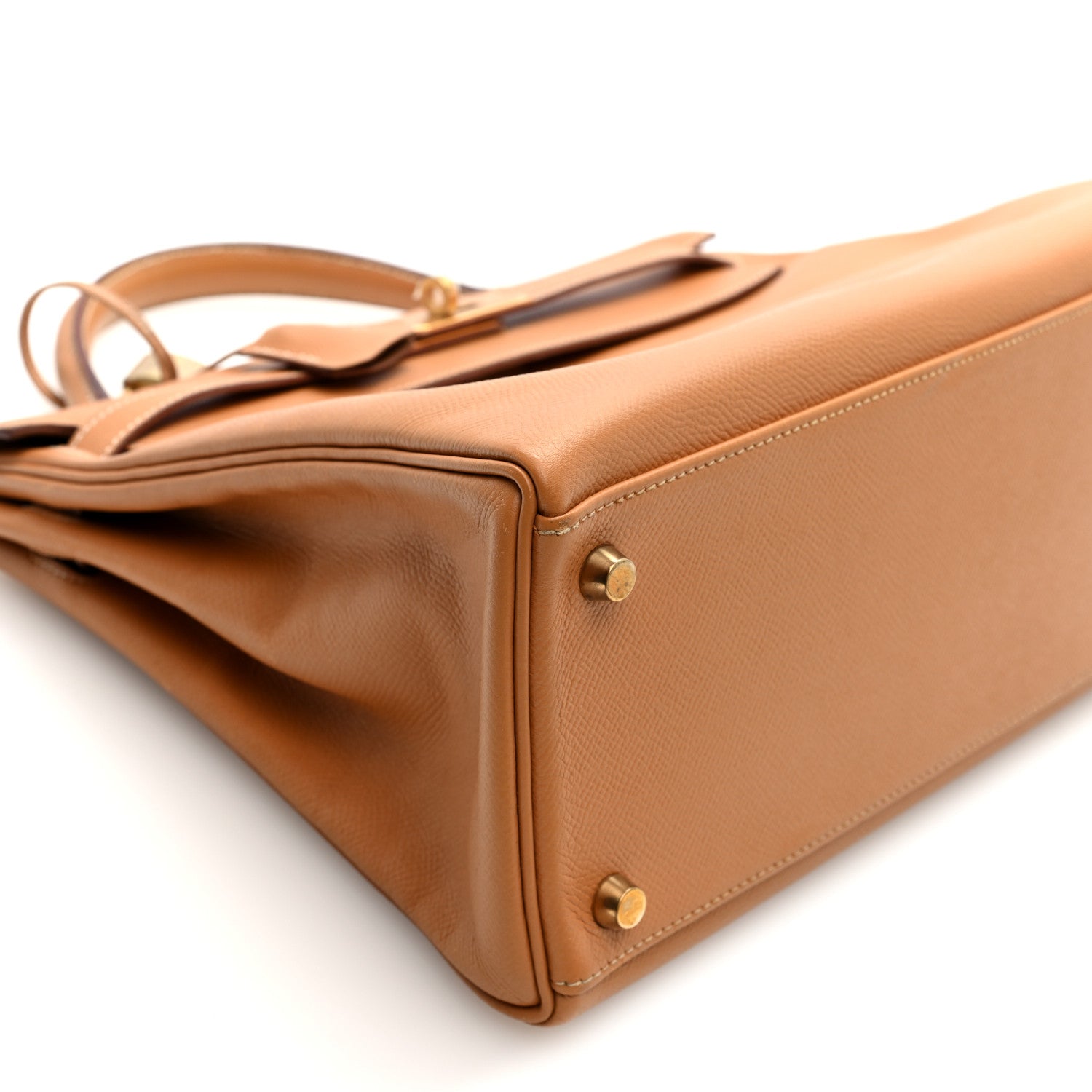 Hermes Courchevel Kelly Retourne 32 Gold 9 of 10
