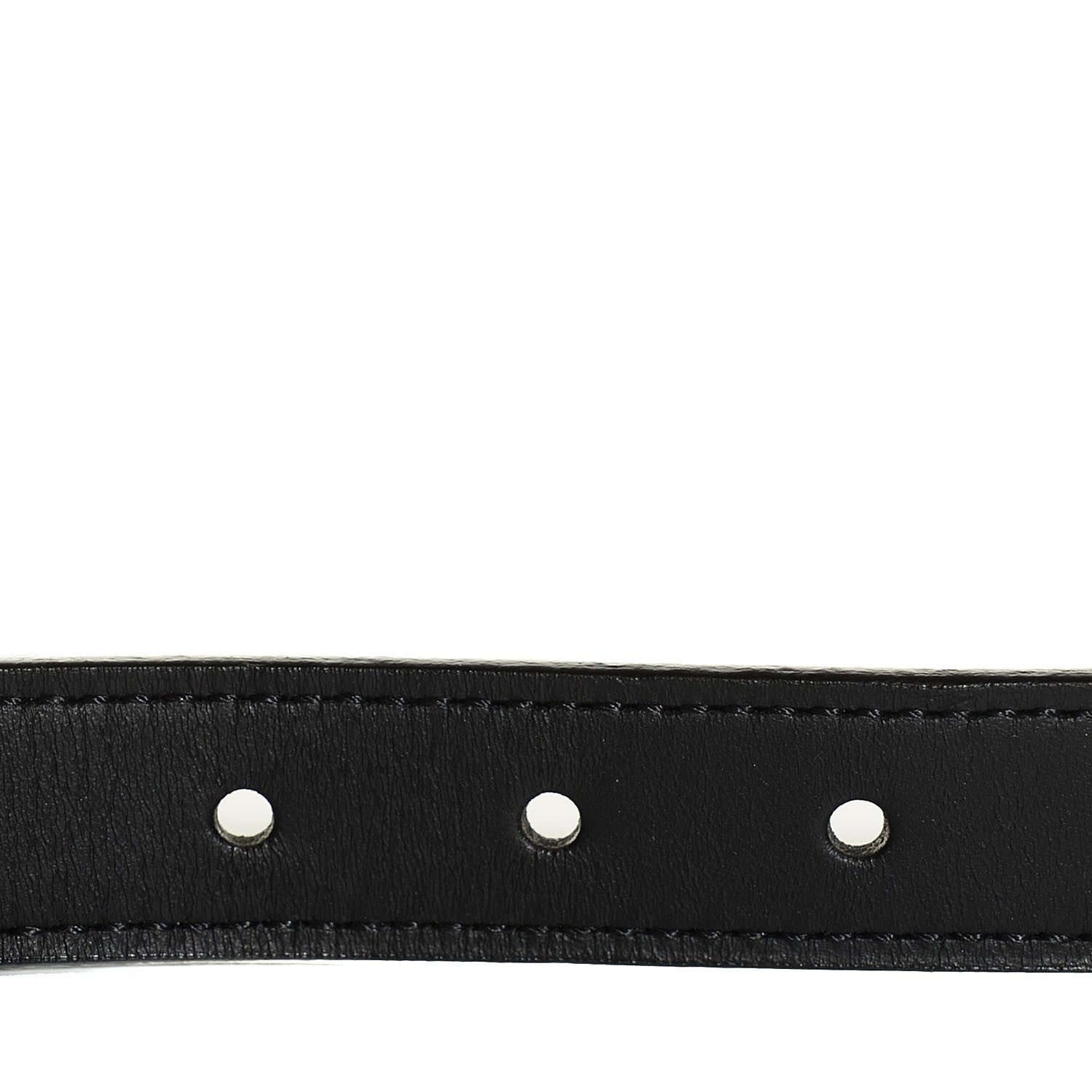 Louis Vuitton Leather Spike 20mm Belt 85 34 Black 5 of 12