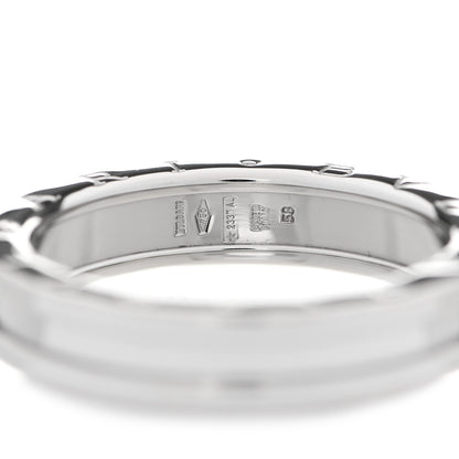 Bulgari 18K White Gold B.Zero1 One-Band Ring 58 8.5 3 of 4