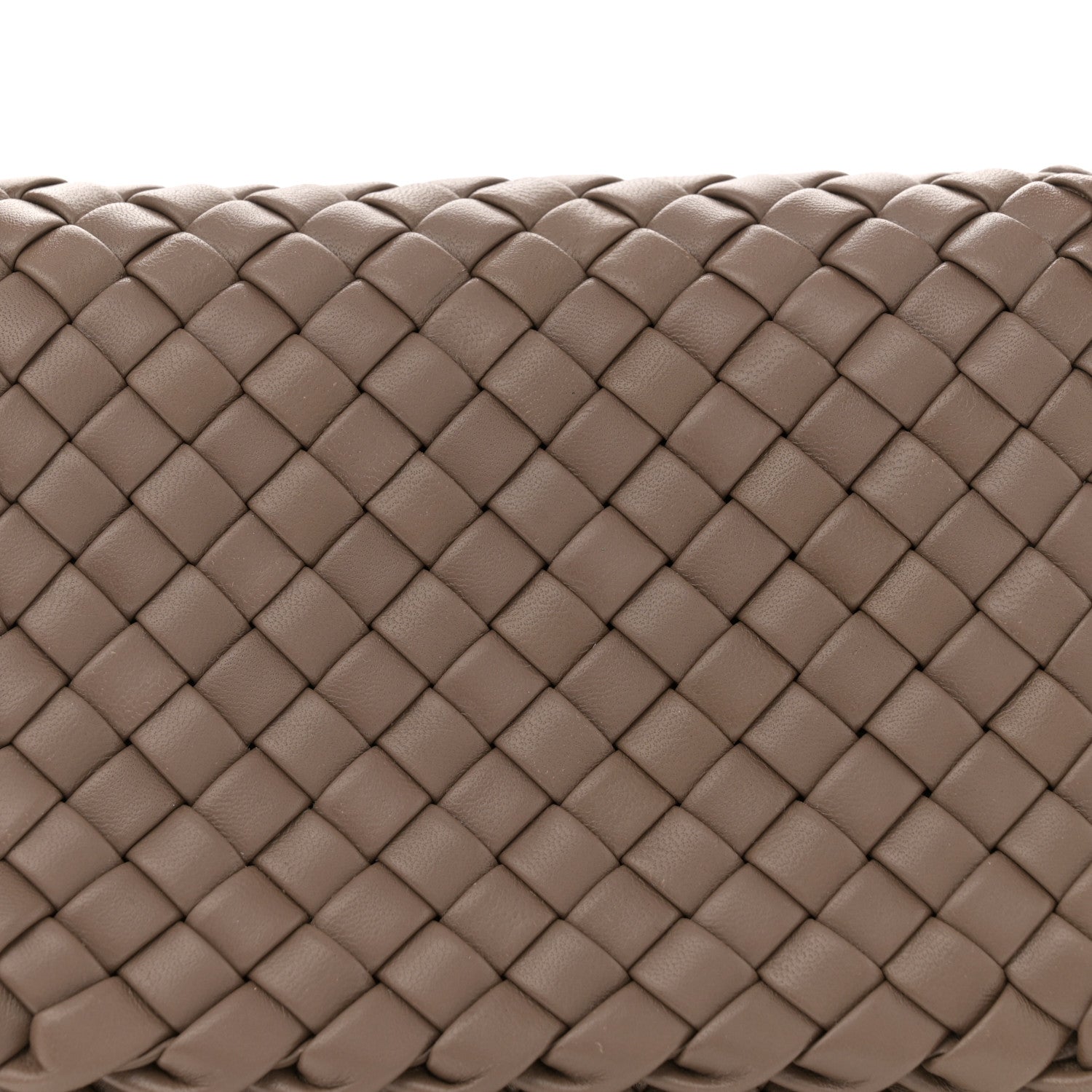 Bottega Veneta Nappa Intrecciato Mini Cobble Shoulder Bag Taupe Grey 8 of 10