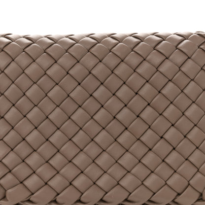 Bottega Veneta Nappa Intrecciato Mini Cobble Shoulder Bag Taupe Grey 8 of 10