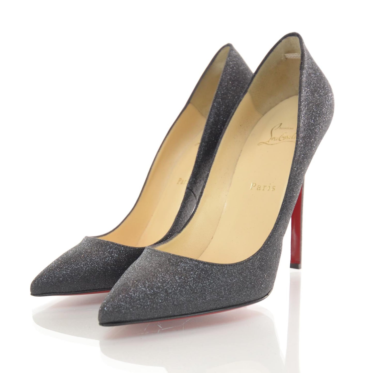 Pigalle 120 Glitter Mini Pumps 40 Black