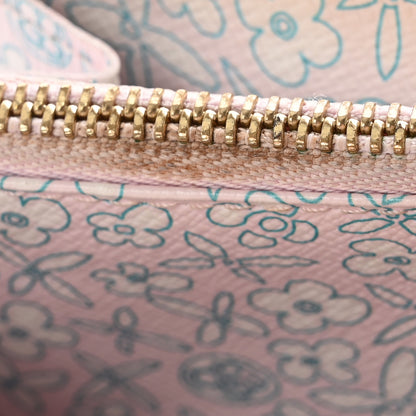 Louis Vuitton Monogram Fleuri Sarah Wallet Rose 11 of 15