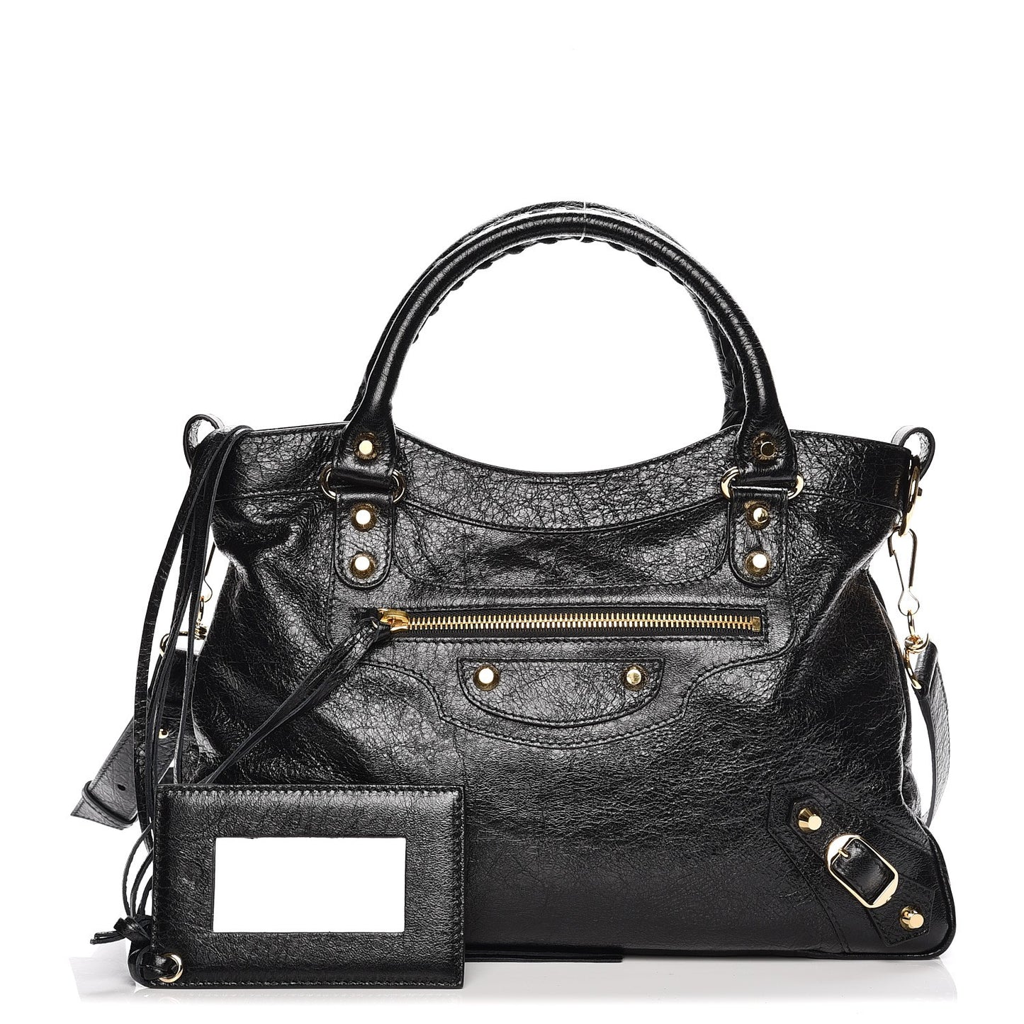 Agneau Classic Gold Hardware Town Black