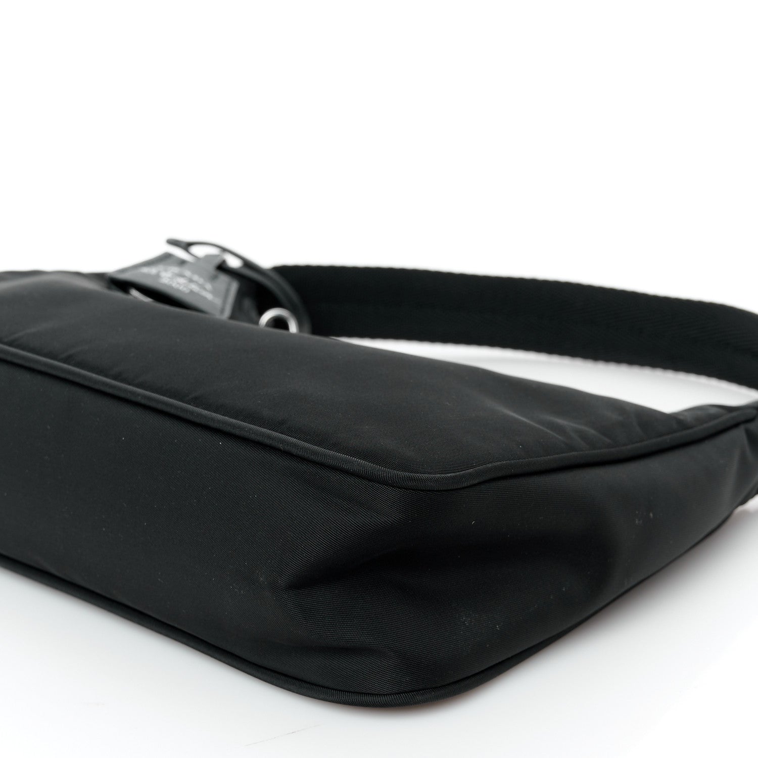 Prada Tessuto Nylon Mini Re-Edition 2000 Bag Black 9 of 9