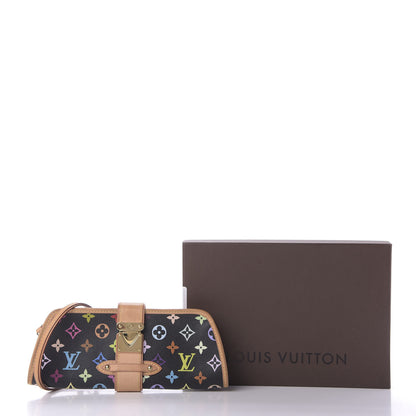 Louis Vuitton Monogram Multicolor Shirley Black 9 of 9