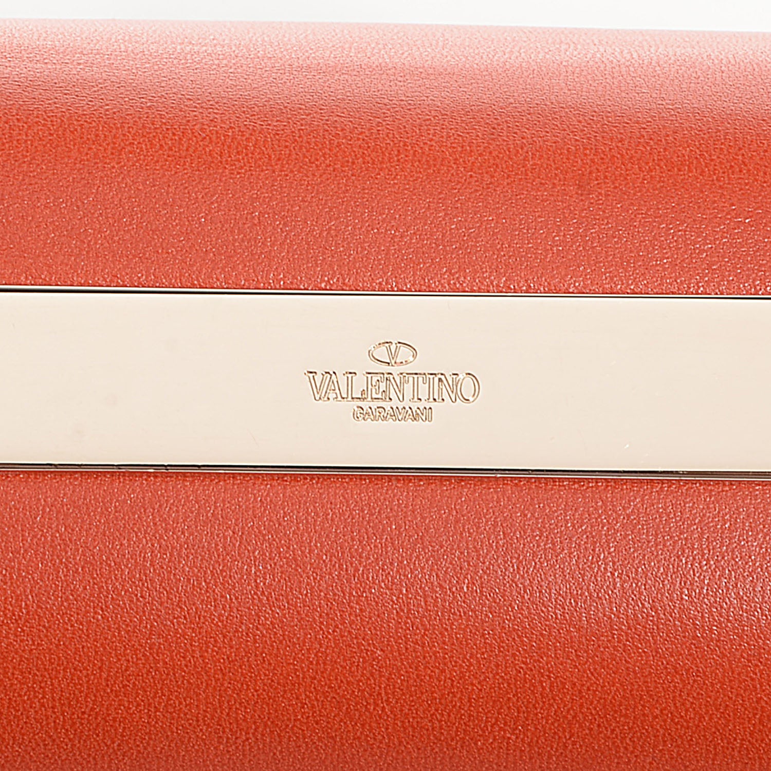 Valentino Garavani Vitello Va Va Voom Shoulder Bag Orange 8 of 8