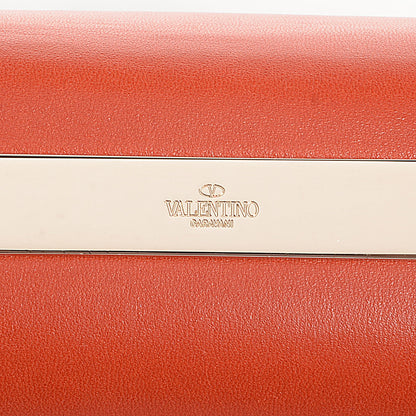 Valentino Garavani Vitello Va Va Voom Shoulder Bag Orange 8 of 8