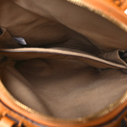 MCM Visetos Small Stark Backpack Cognac 6 of 10