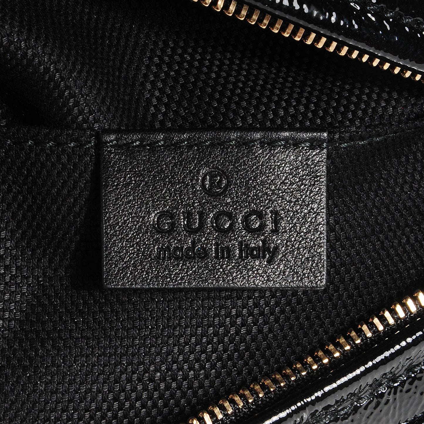 Patent Mini Soho Chain Bag Black