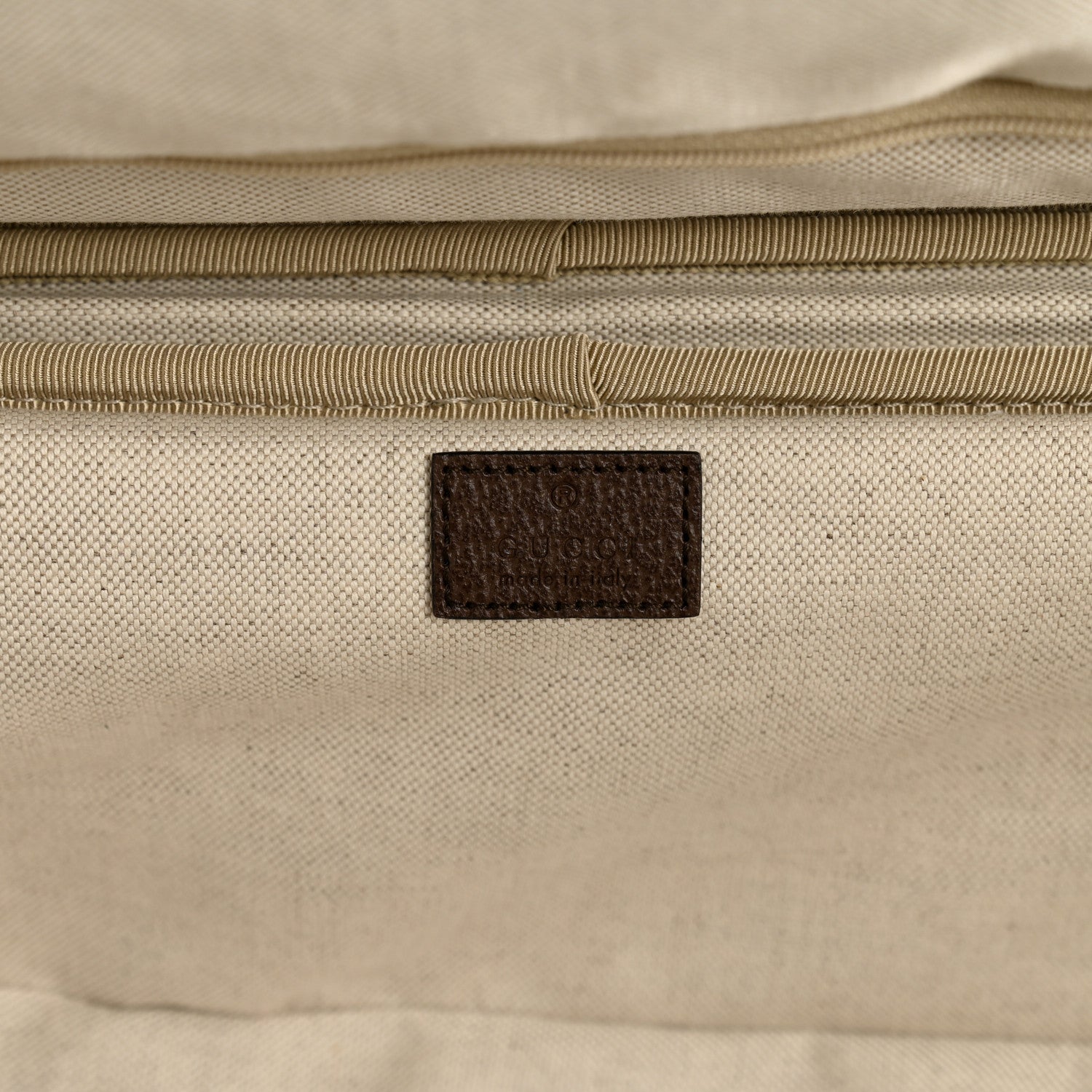 Gucci GG Supreme Monogram Web Medium Savoy Trolley Beige Ebony 5 of 9