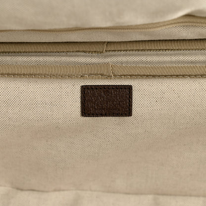 Gucci GG Supreme Monogram Web Medium Savoy Trolley Beige Ebony 5 of 9