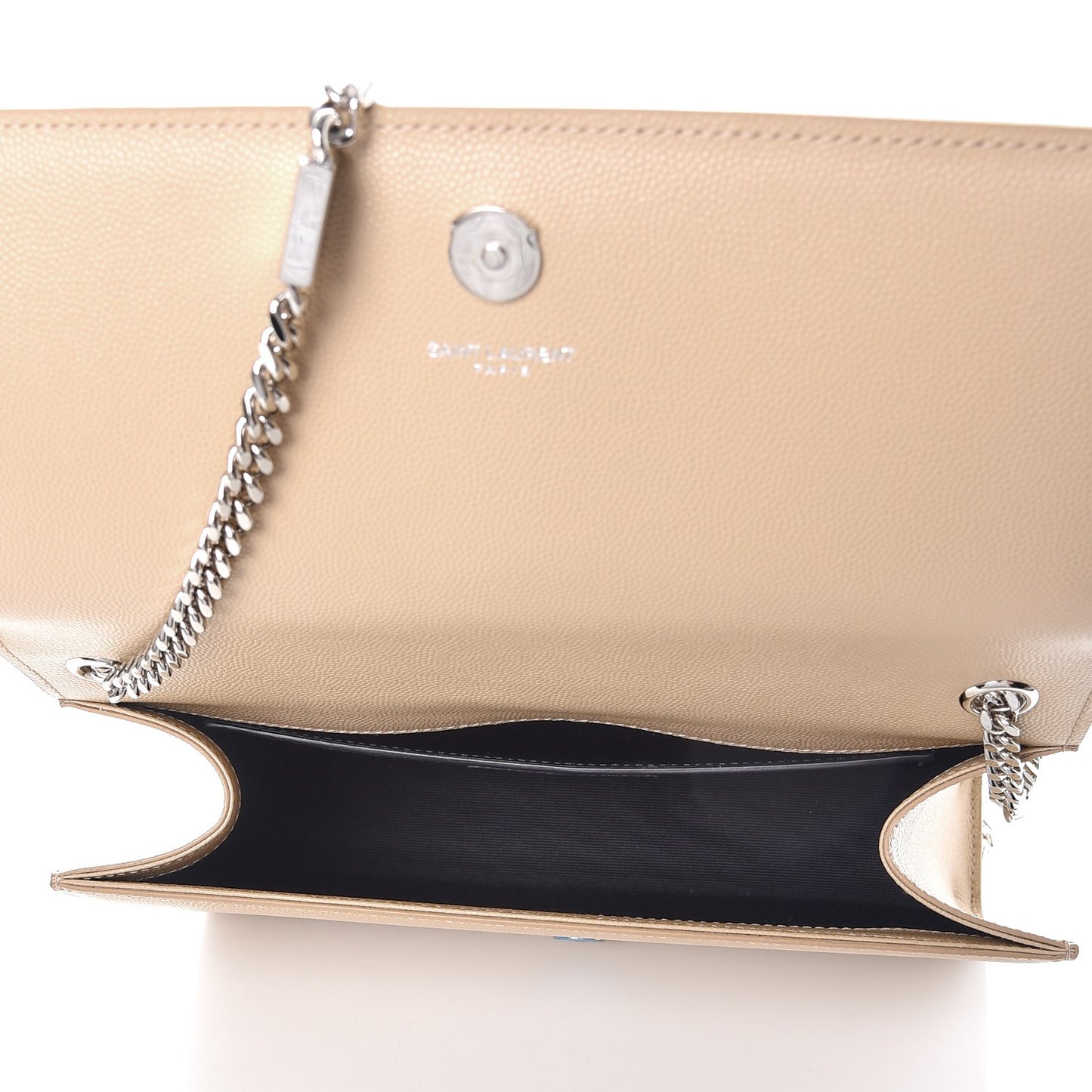 Grain De Poudre Medium Monogram Kate Satchel Nude Powder