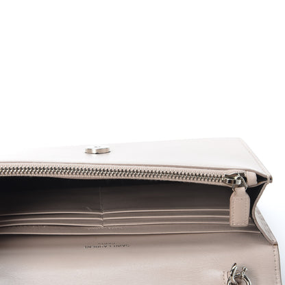 Saint Laurent Smooth Calfskin Classic Monogram Kate Tassel Chain Wallet Marble Pink 4 of 9