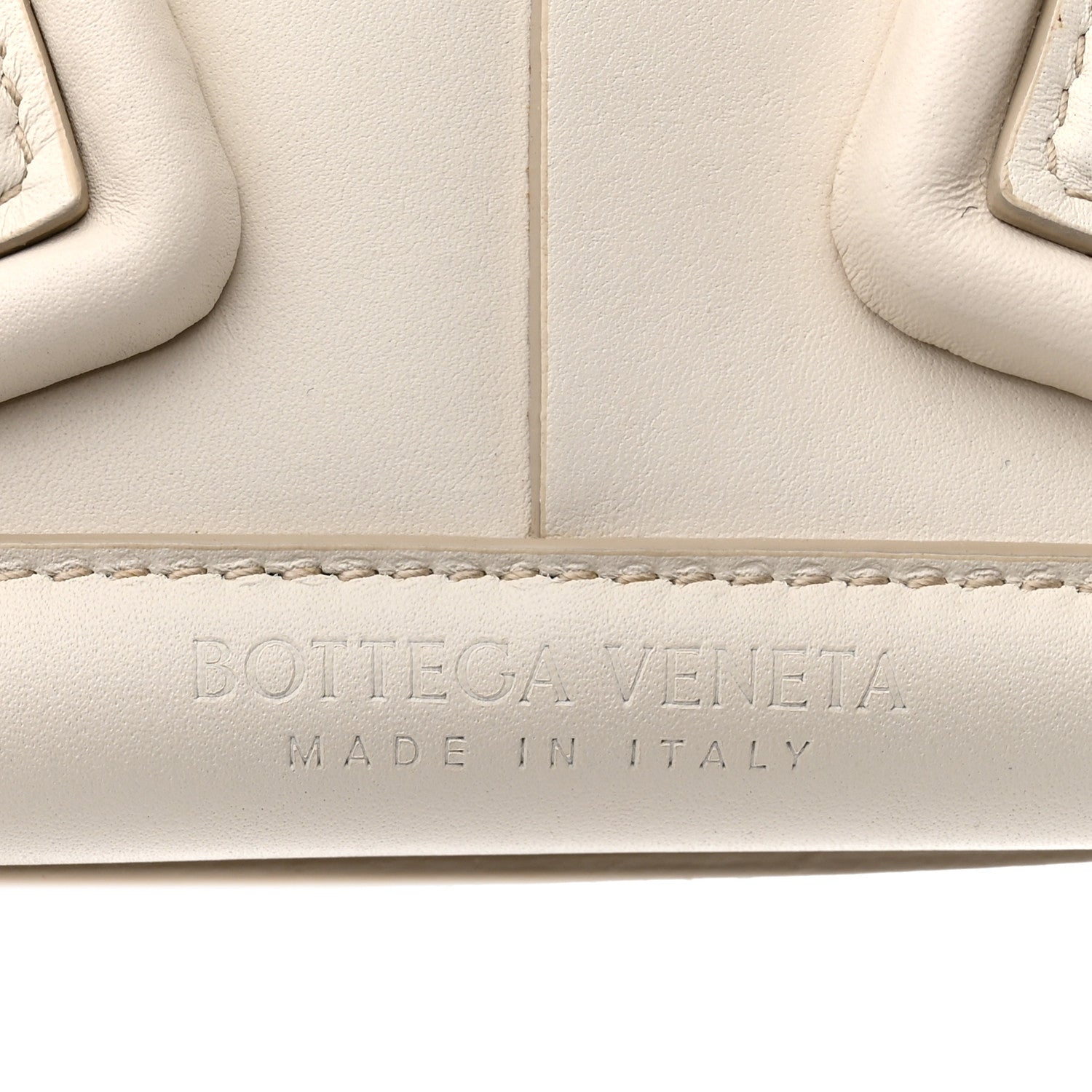 Bottega Veneta French Calfskin Maxi Intrecciato Mini Arco Bianco 7 of 9