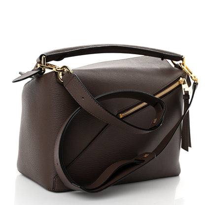 Loewe Goatskin Medium Puzzle Edge Bag Taupe 3 of 11