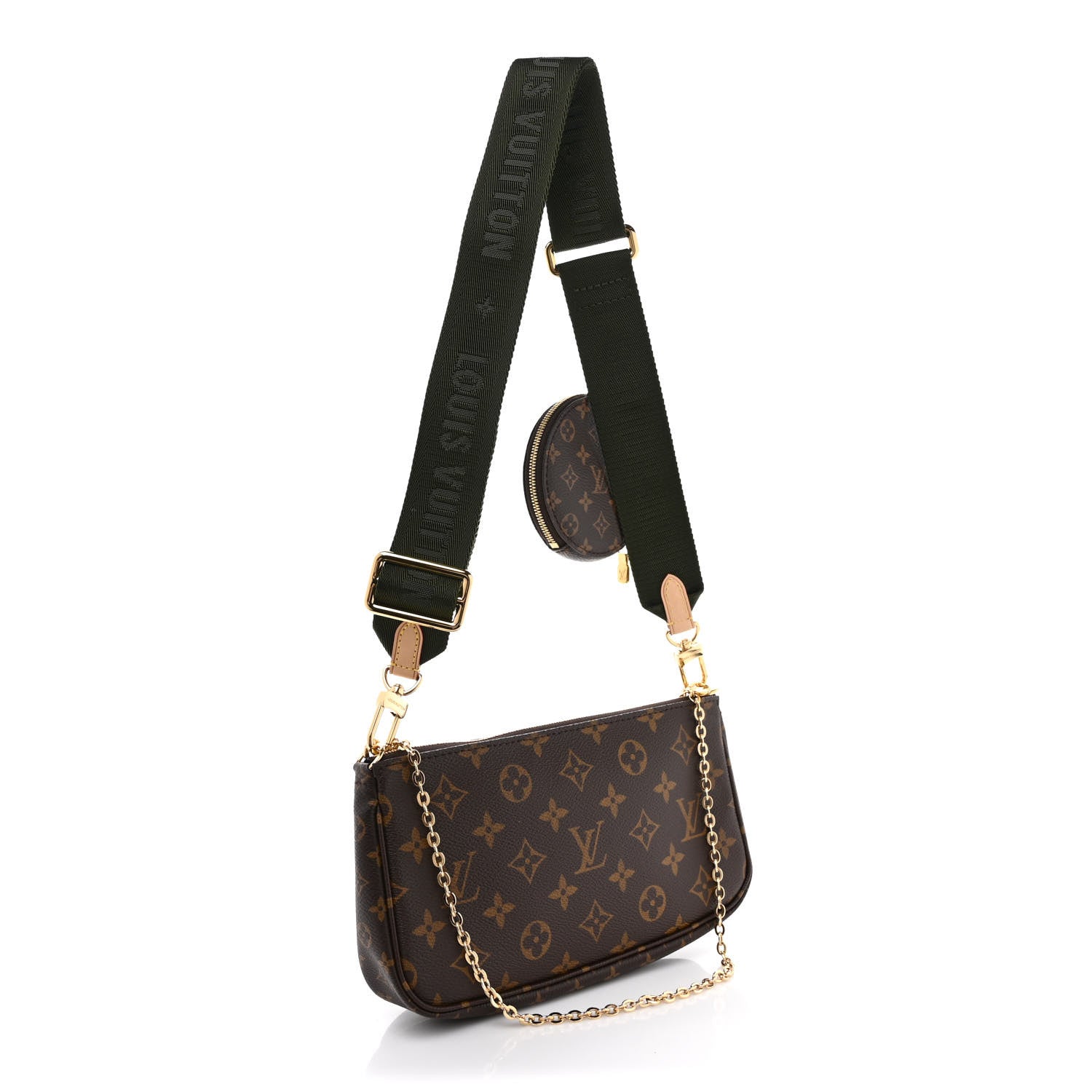 Louis Vuitton Monogram Multi Pochette Accessories Kaki 3 of 9