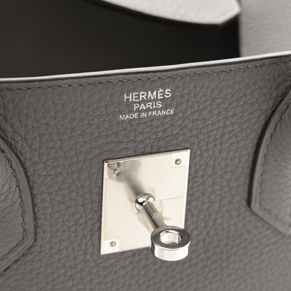 Hermes Togo BIRKIN 30 Etain 7 of 10