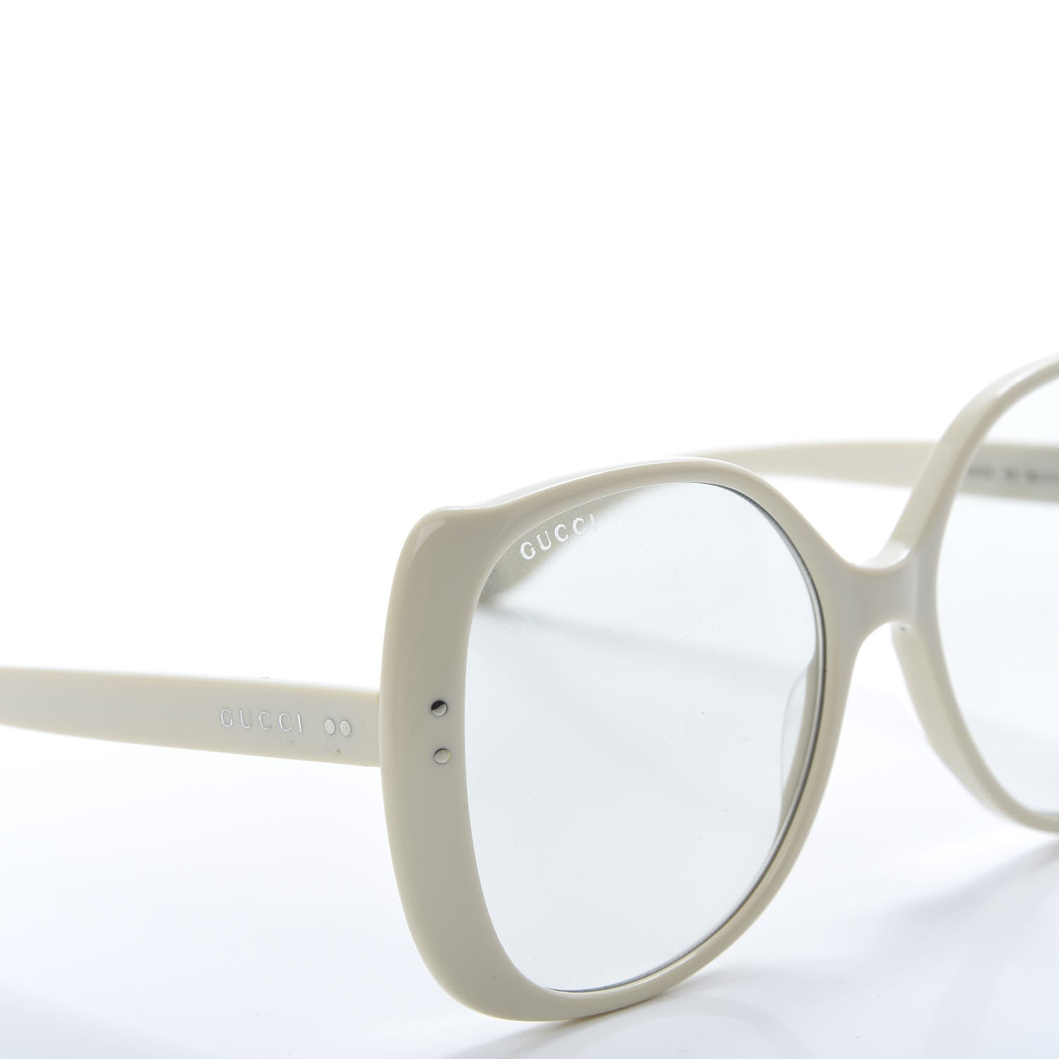Gucci Acetate Oversize Square GG0472S Sunglasses White 7 of 7