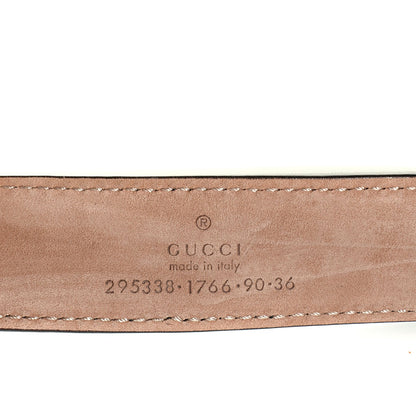 Gucci Calfskin Round Buckle Horsebit Selleria Belt Black 90 36 10 of 10