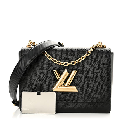Louis Vuitton Epi Twist Shoulder Bag MM Black 3 of 11
