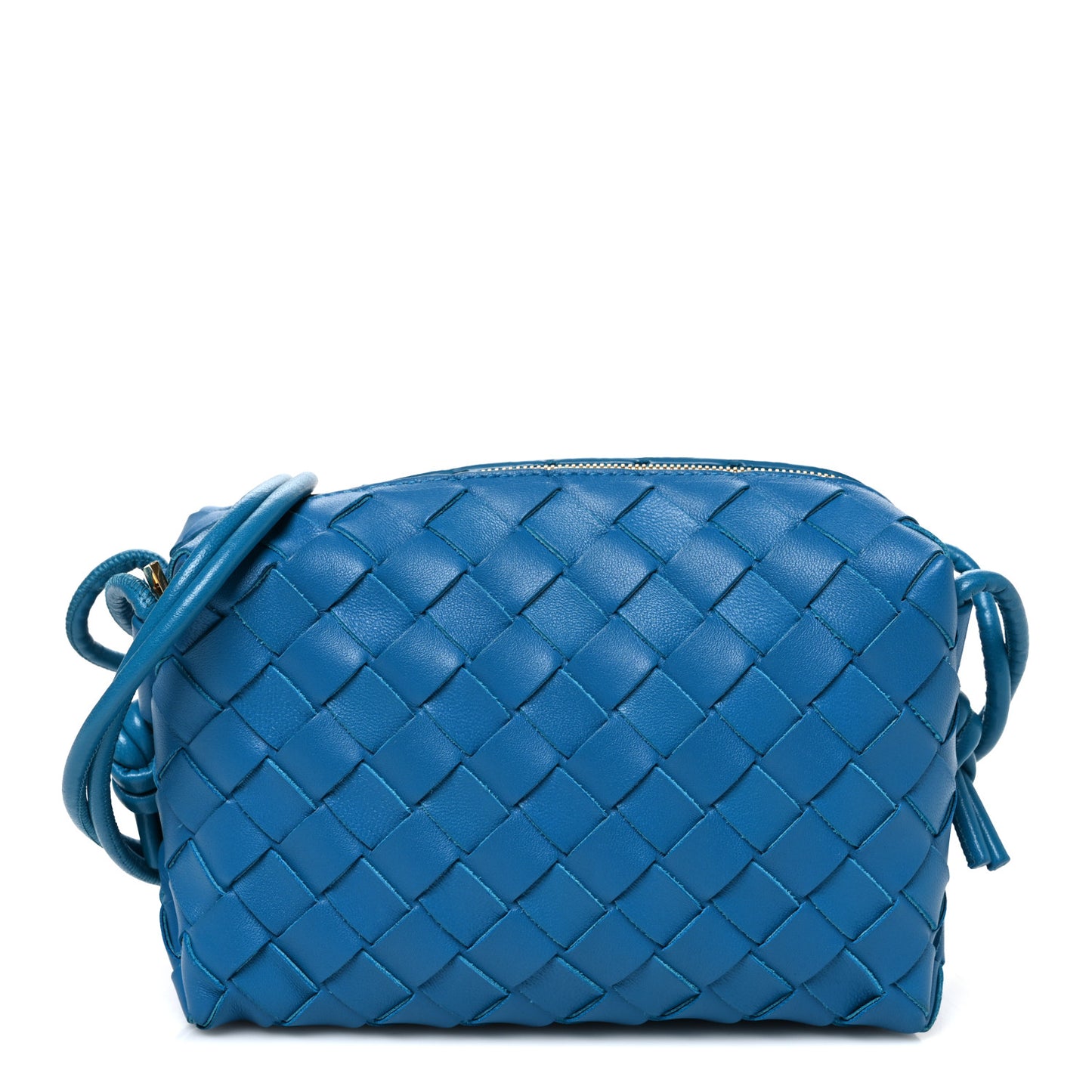Nappa Intrecciato Mini Loop Camera Bag Blueprint