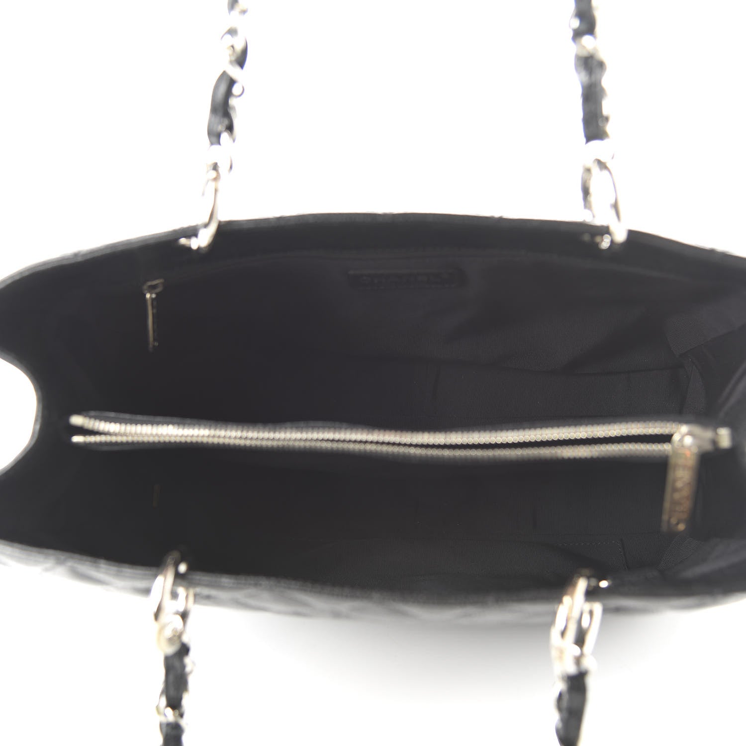 Chanel Caviar Quilted Grand Shopping Tote GST Black 5 of 10