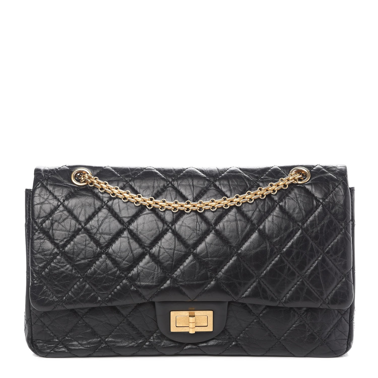 Chanel Aged Calfskin Quilted 2.55 Reissue 227 Flap Black 1 of 9