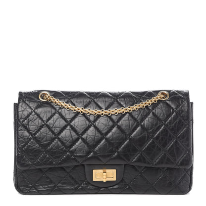 Chanel Aged Calfskin Quilted 2.55 Reissue 227 Flap Black 1 of 9