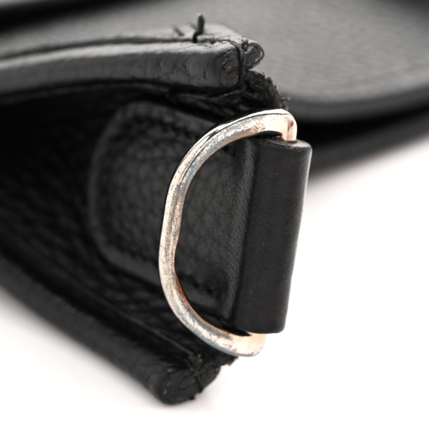 Hermes Taurillon Clemence Evelyne II PM  Black 11 of 12