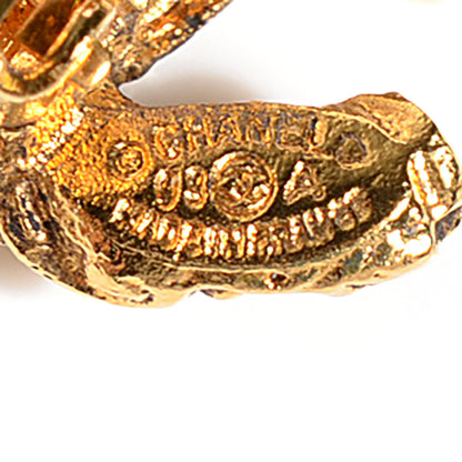 Chanel CC Clip On Earrings Gold 4 of 4