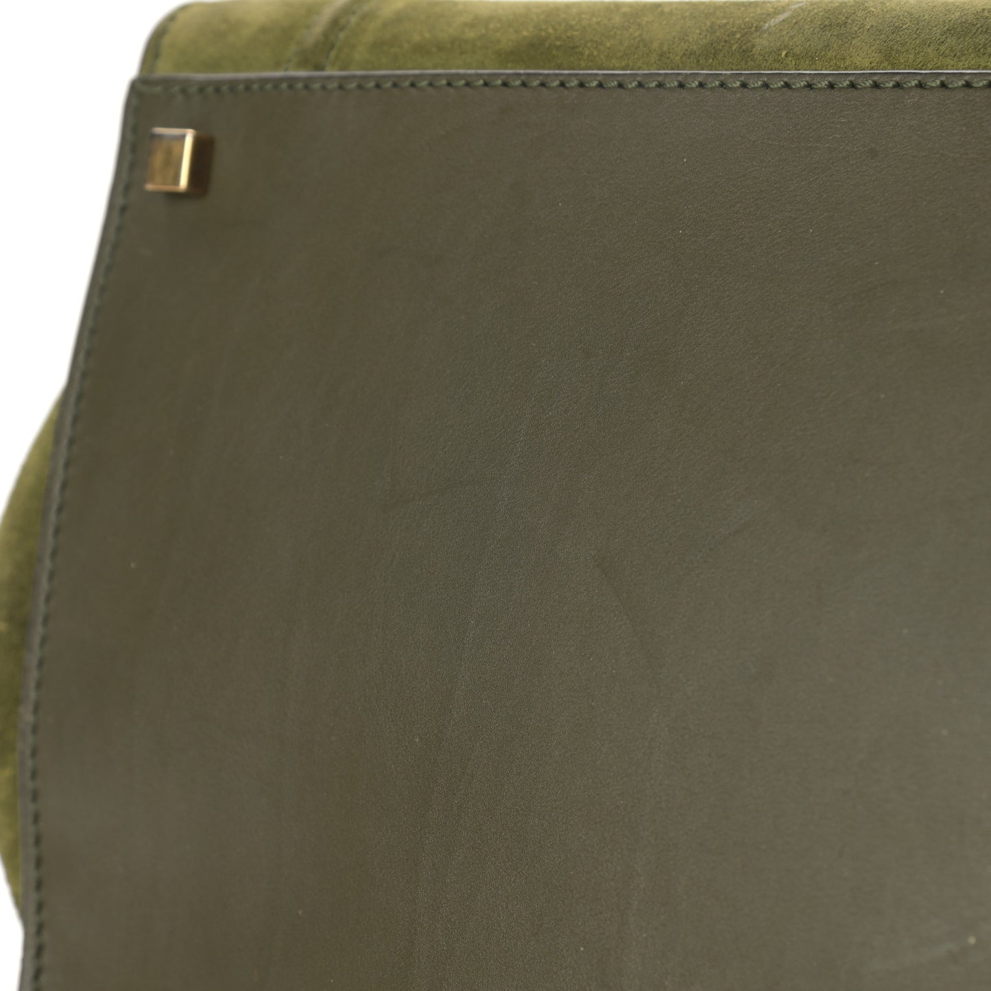Suede Medium Phantom Luggage Olive