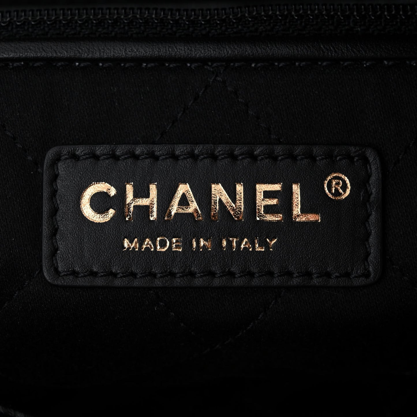 Calfskin Quilted Small Chanel 22 Black