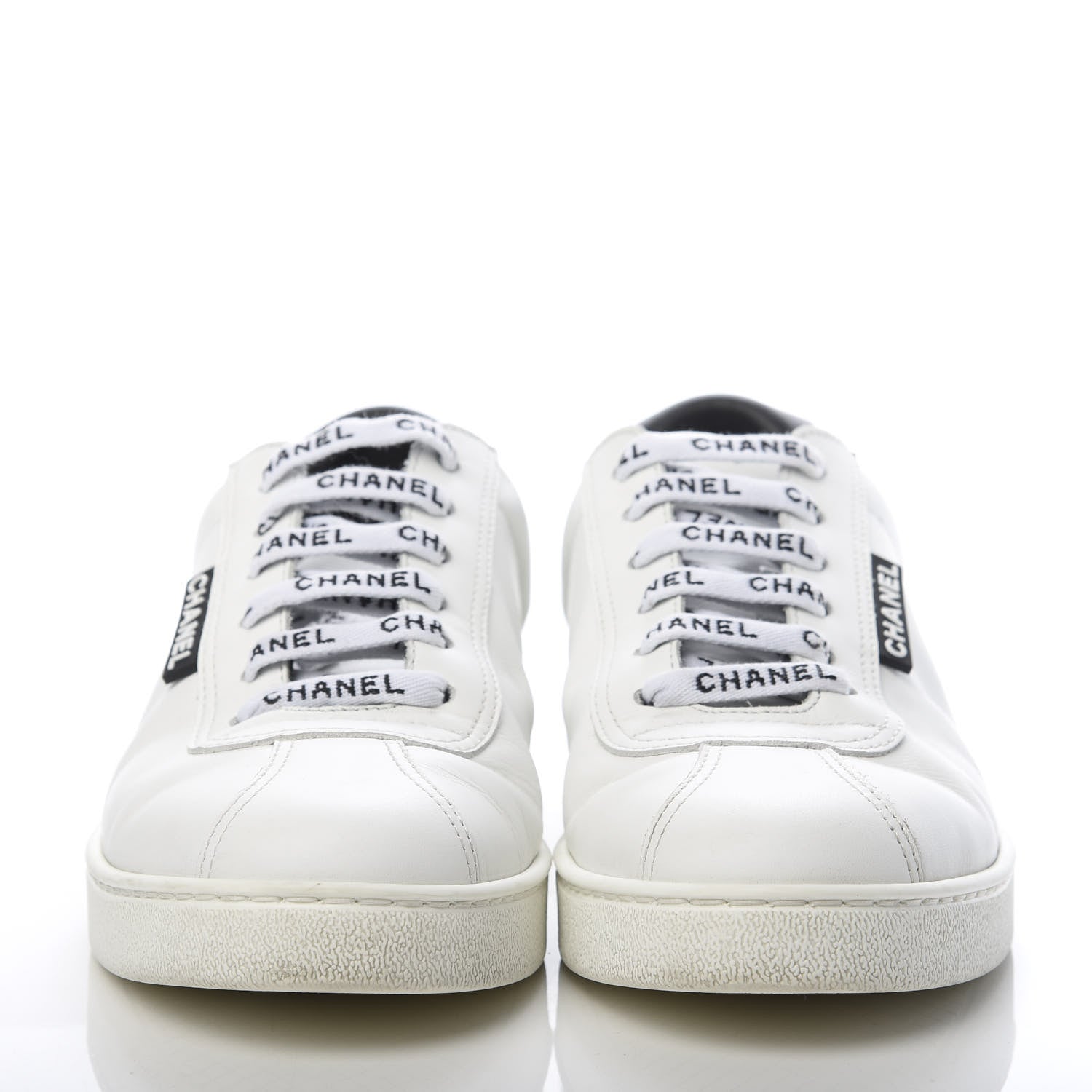 Chanel Calfskin CC Sneakers 38 White 2 of 12