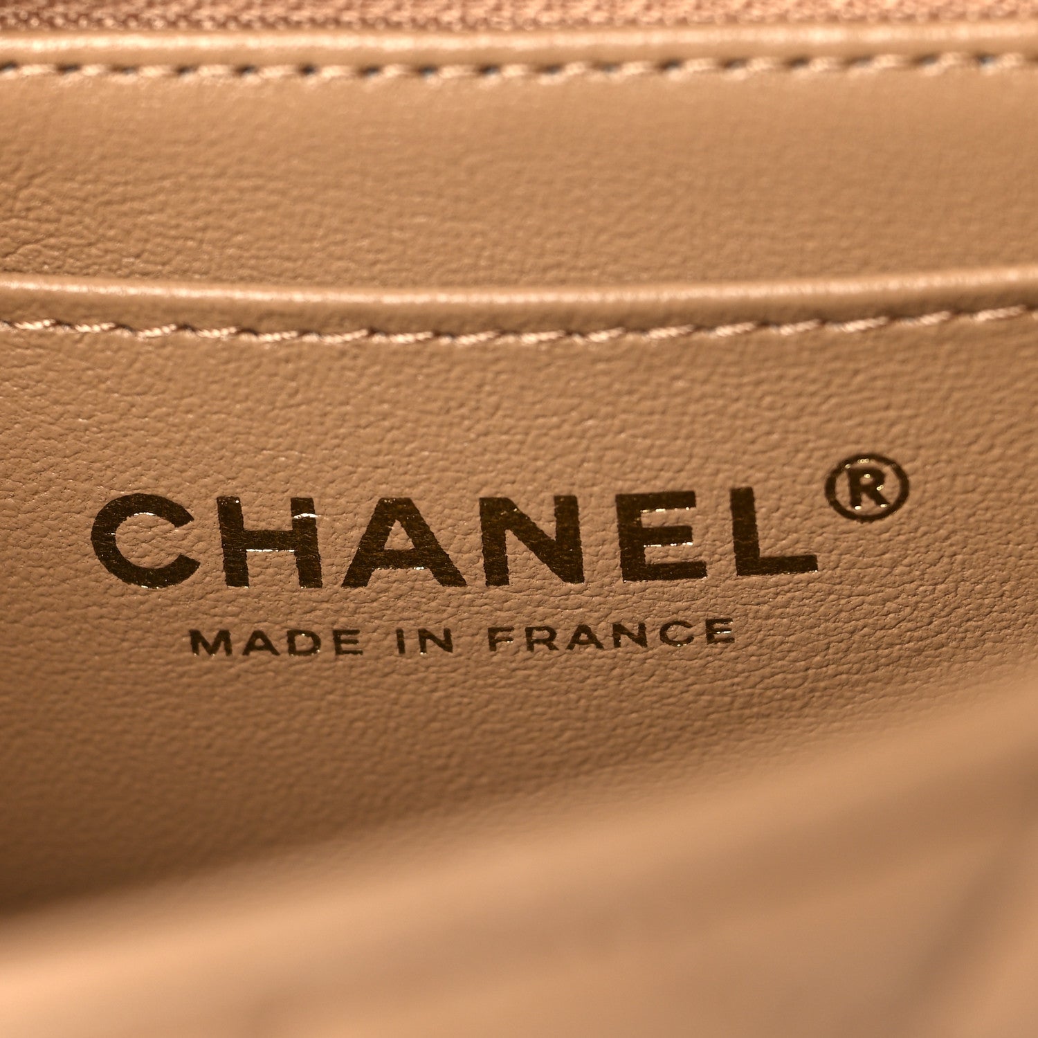 Chanel Lambskin Quilted Mini Metal Top Handle Rectangular Flap Beige 6 of 10