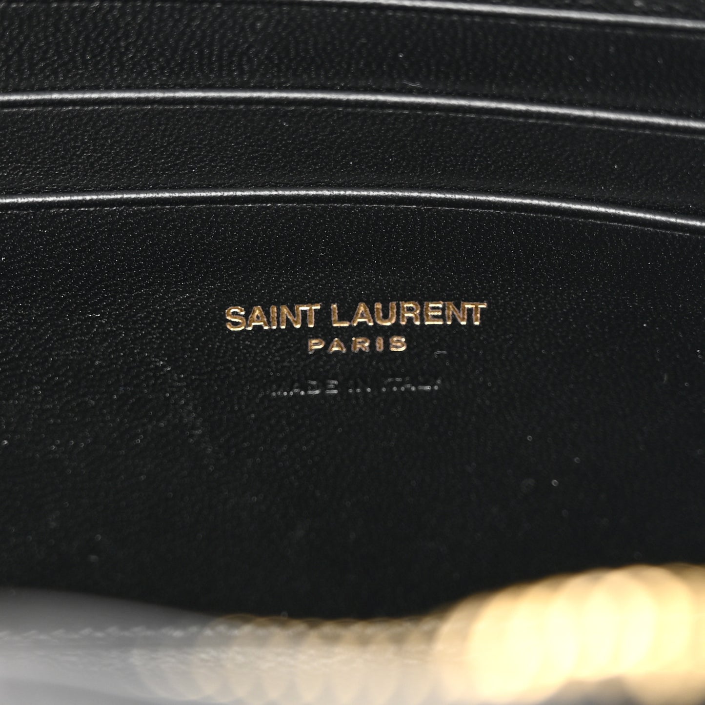 Calfskin Matelasse Monogram Mini Lou Camera Bag Black