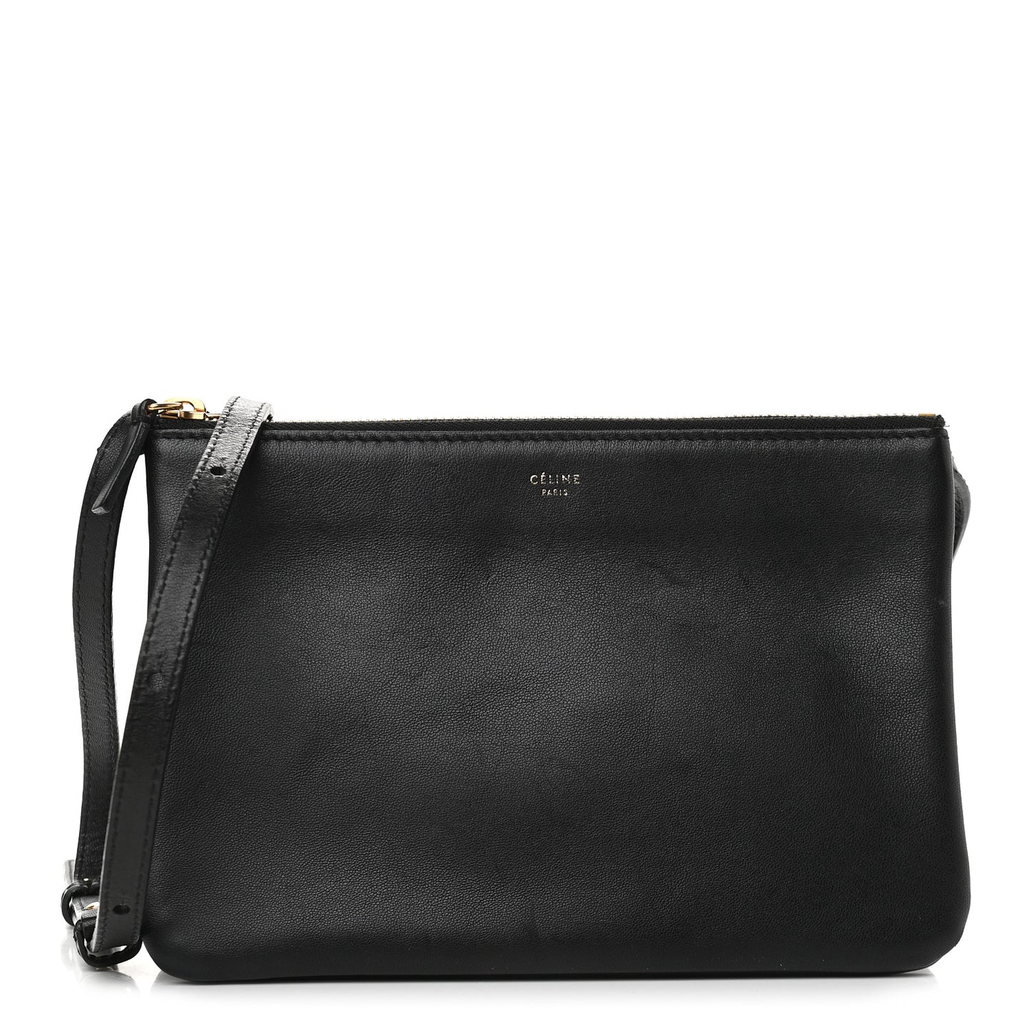 Lambskin Small Trio Crossbody Bag Black