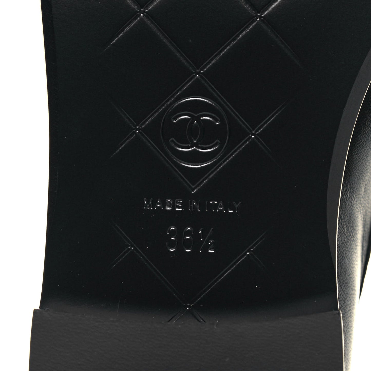 Lambskin Quilted CC Turnlock Loafers 36.5 Black
