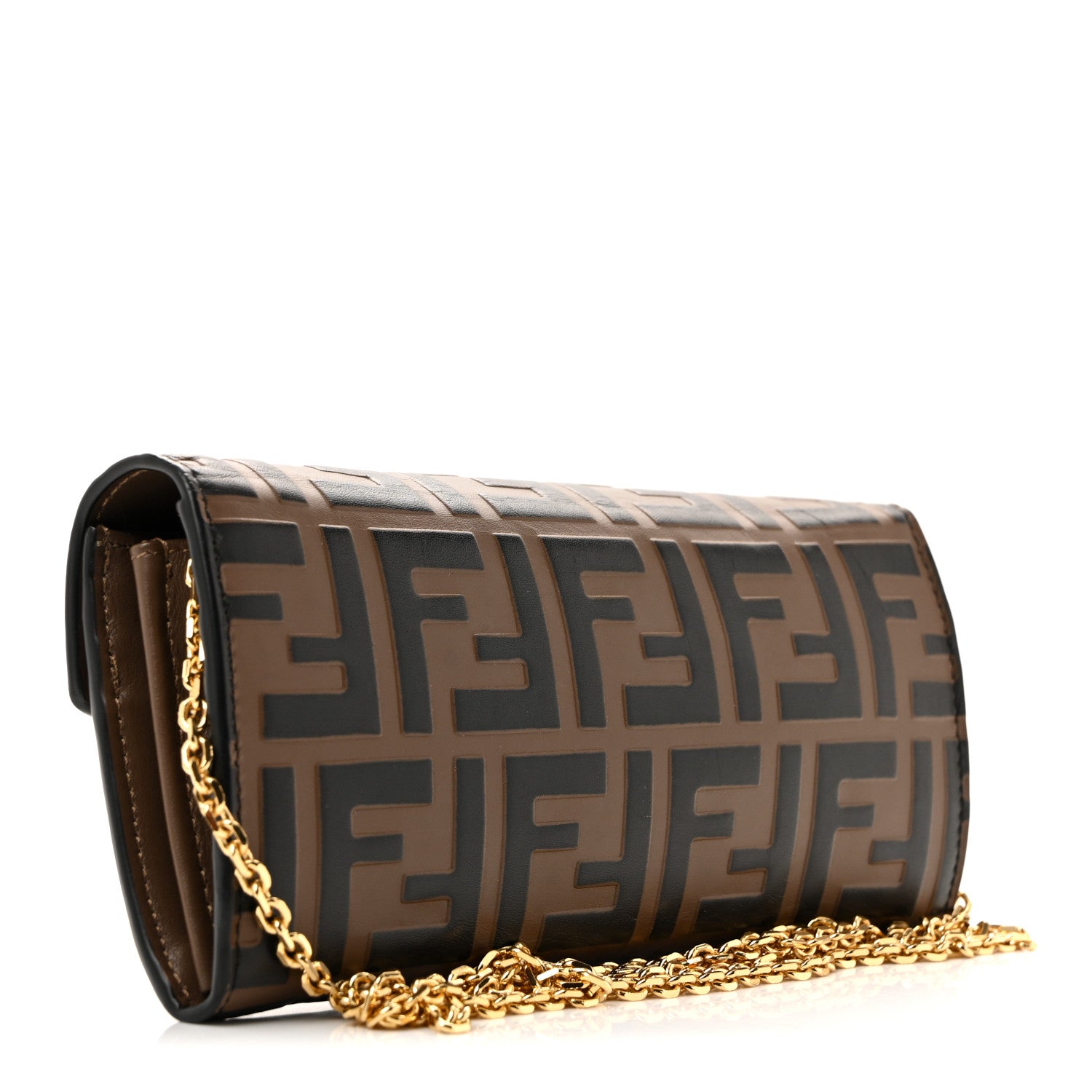 Fendi Vitello Soft F is Fendi Bi-Color FF 1974 Embossed