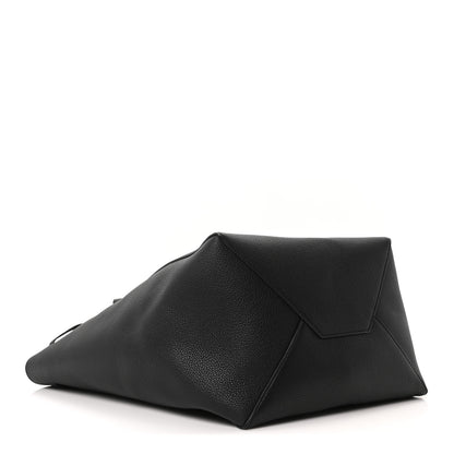 Celine Soft Grained Calfskin Small Belt Cabas Phantom Black 4 of 10