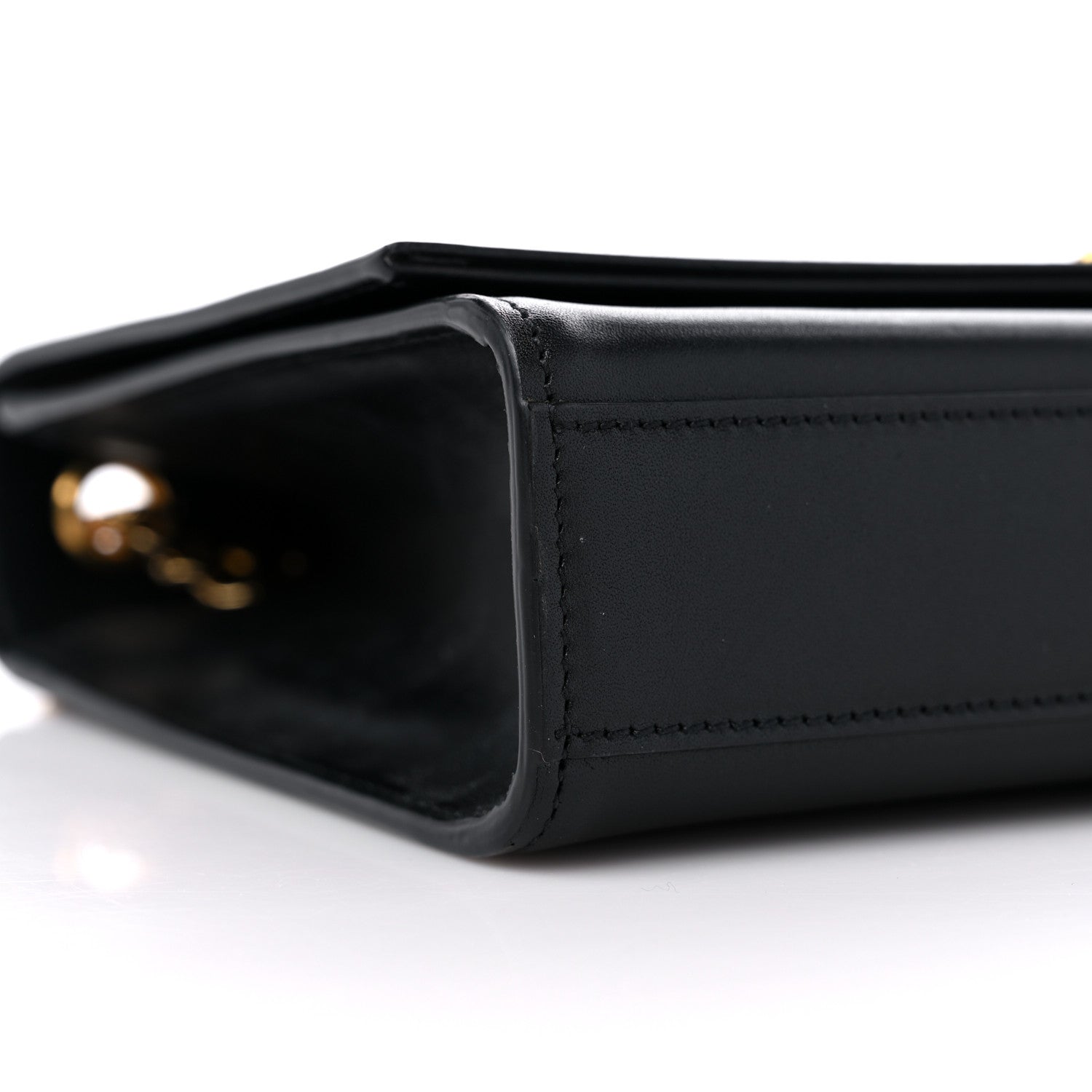 Saint Laurent Smooth Calfskin Medium Classic Monogram Kate Tassel Satchel Black 8 of 10