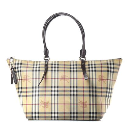 Burberry Haymarket Check Medium Salisbury Tote Chocolate 1 of 20
