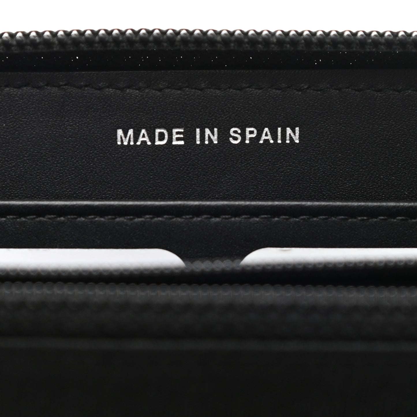 Caviar Large Timeless CC Zip Around Wallet Black