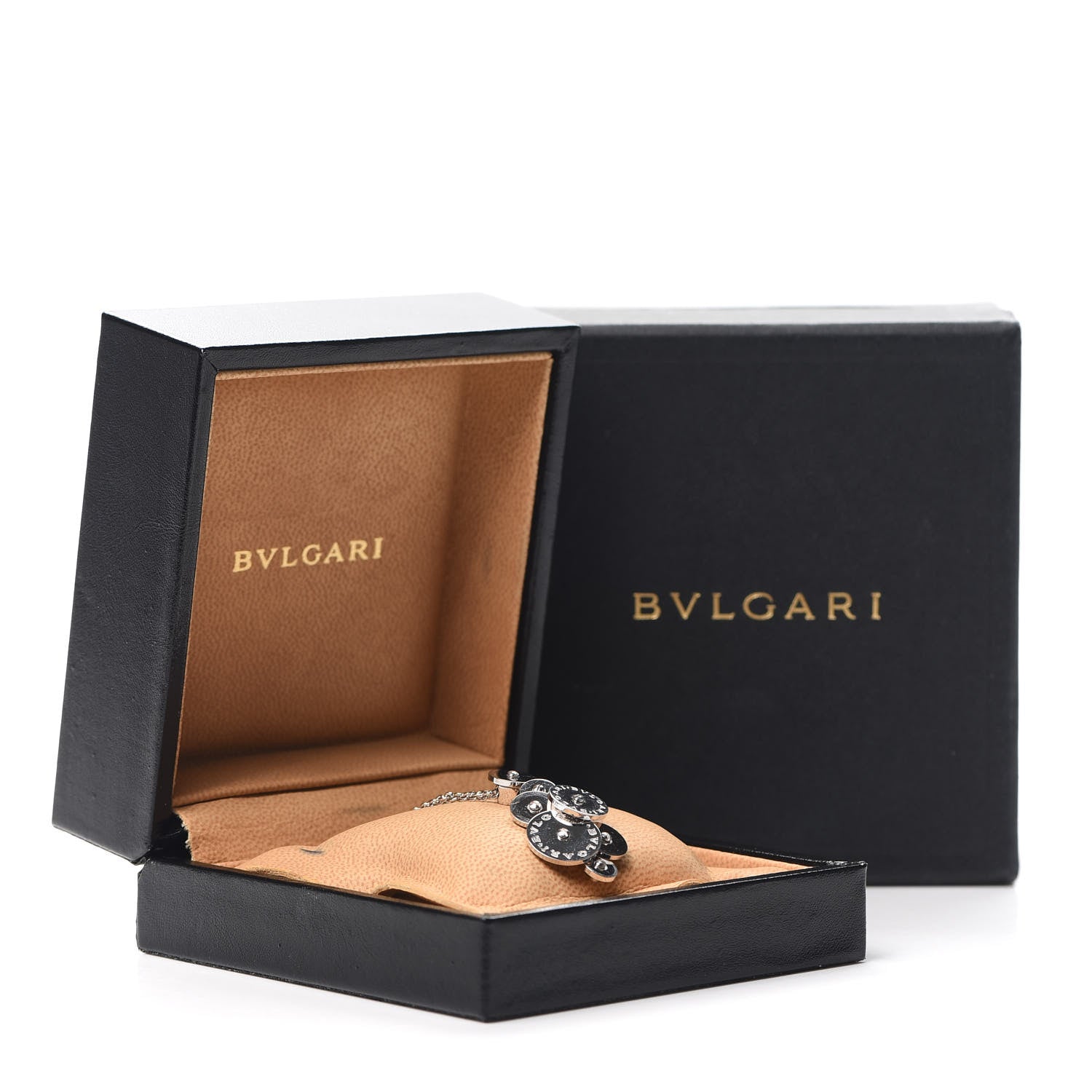 Bulgari 18K White Gold Cicladi Pendant Necklace 7 of 7
