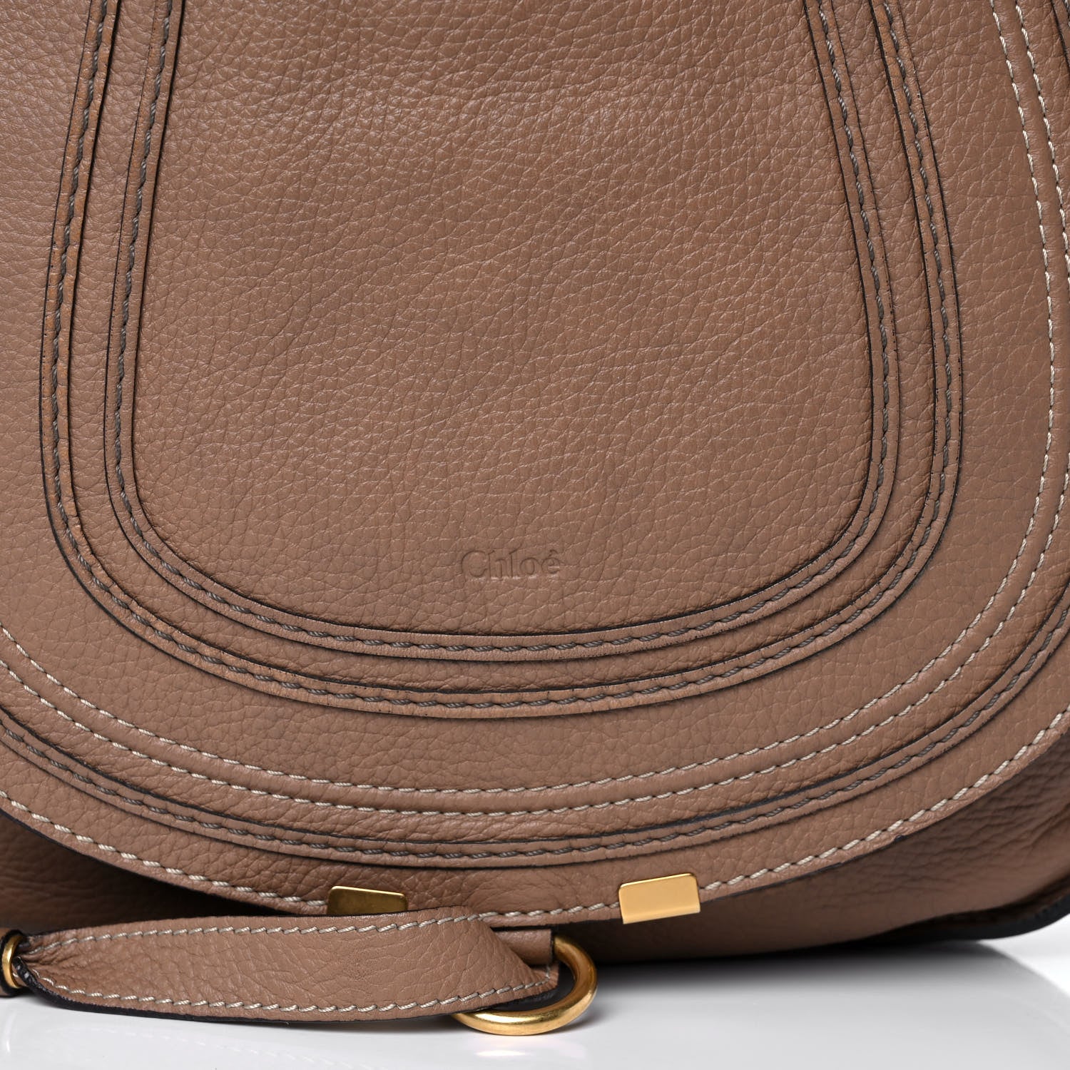 Chloe Calfskin Medium Marcie Hobo Nut 7 of 12