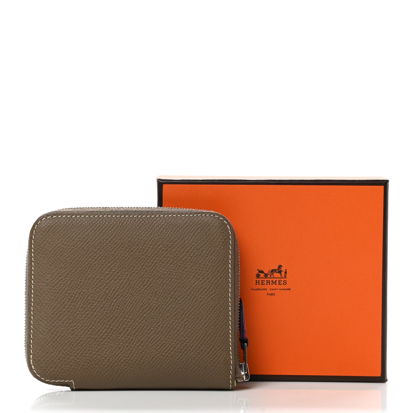 Epsom Silk'in Compact Wallet Etoupe