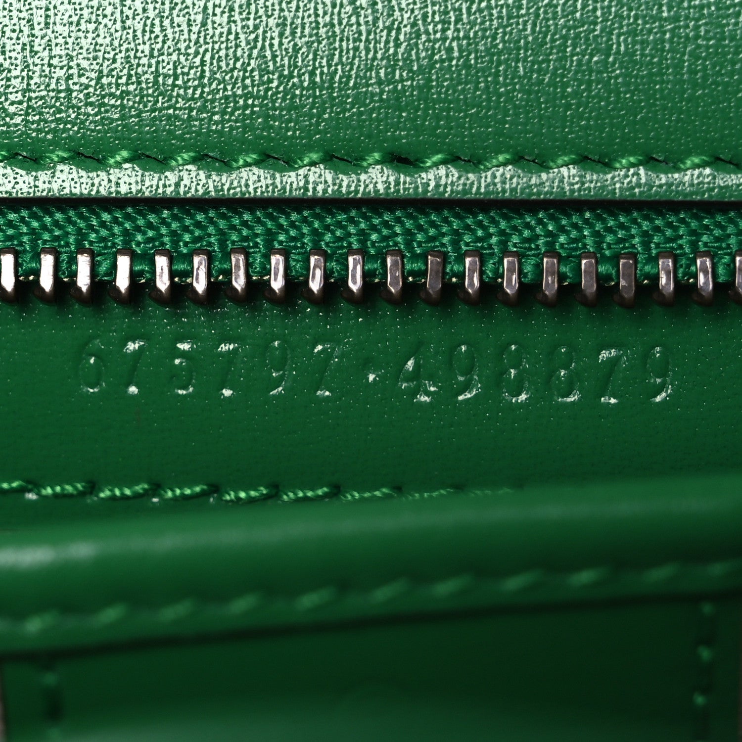Gucci Boarded Dyana Lux Calfskin Web Small Bamboo 1947 Top Handle Bag Spring Green 7 of 10