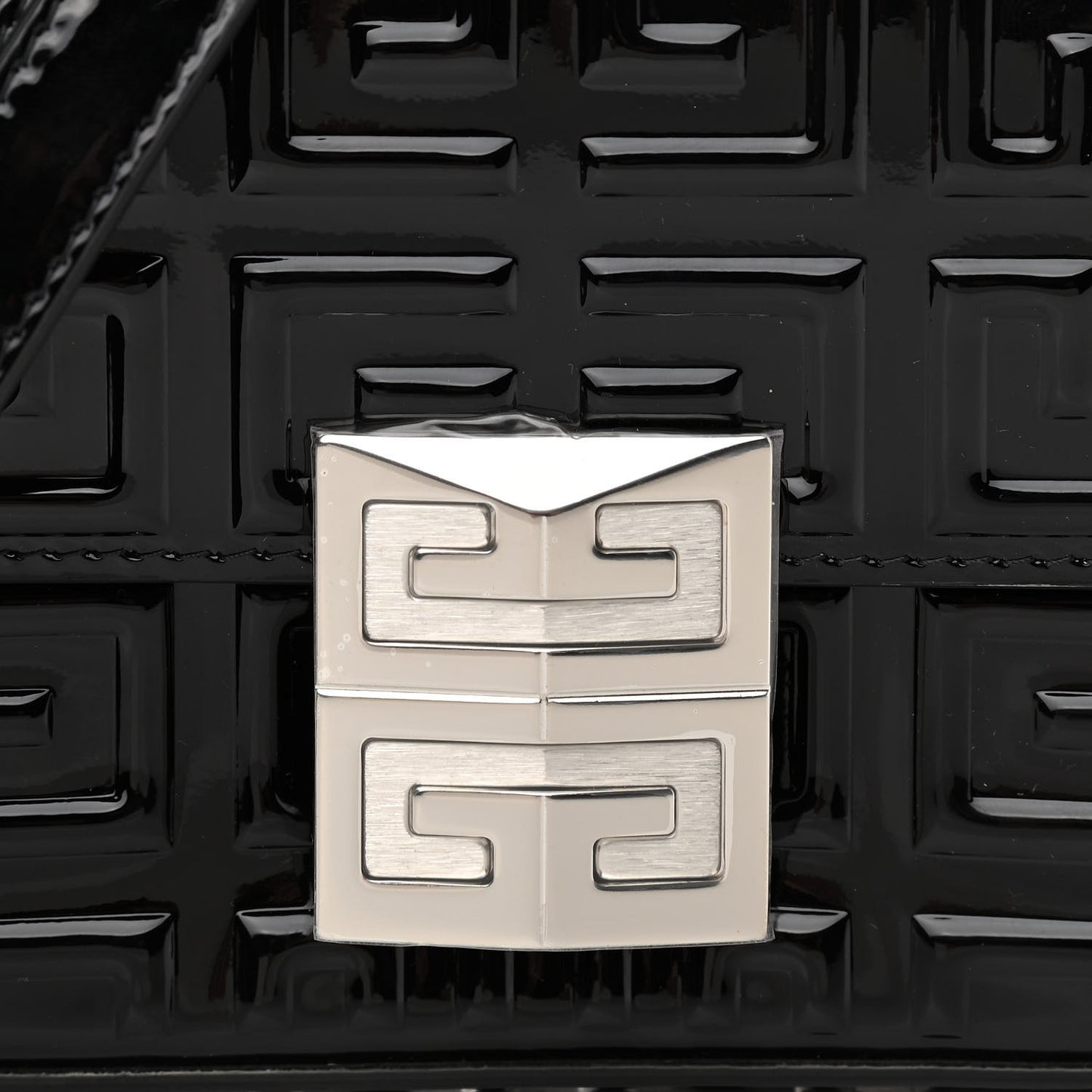 Calfskin 4G Embossed Small Crossbody Black